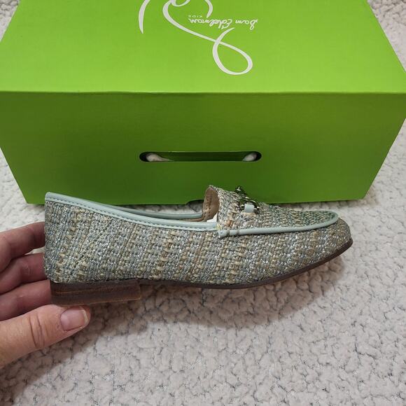 NEW Sam Edelman Girls Loraine Mini Loafer Tide Blue Multi size 12 Little Kid - Picture 3 of 8